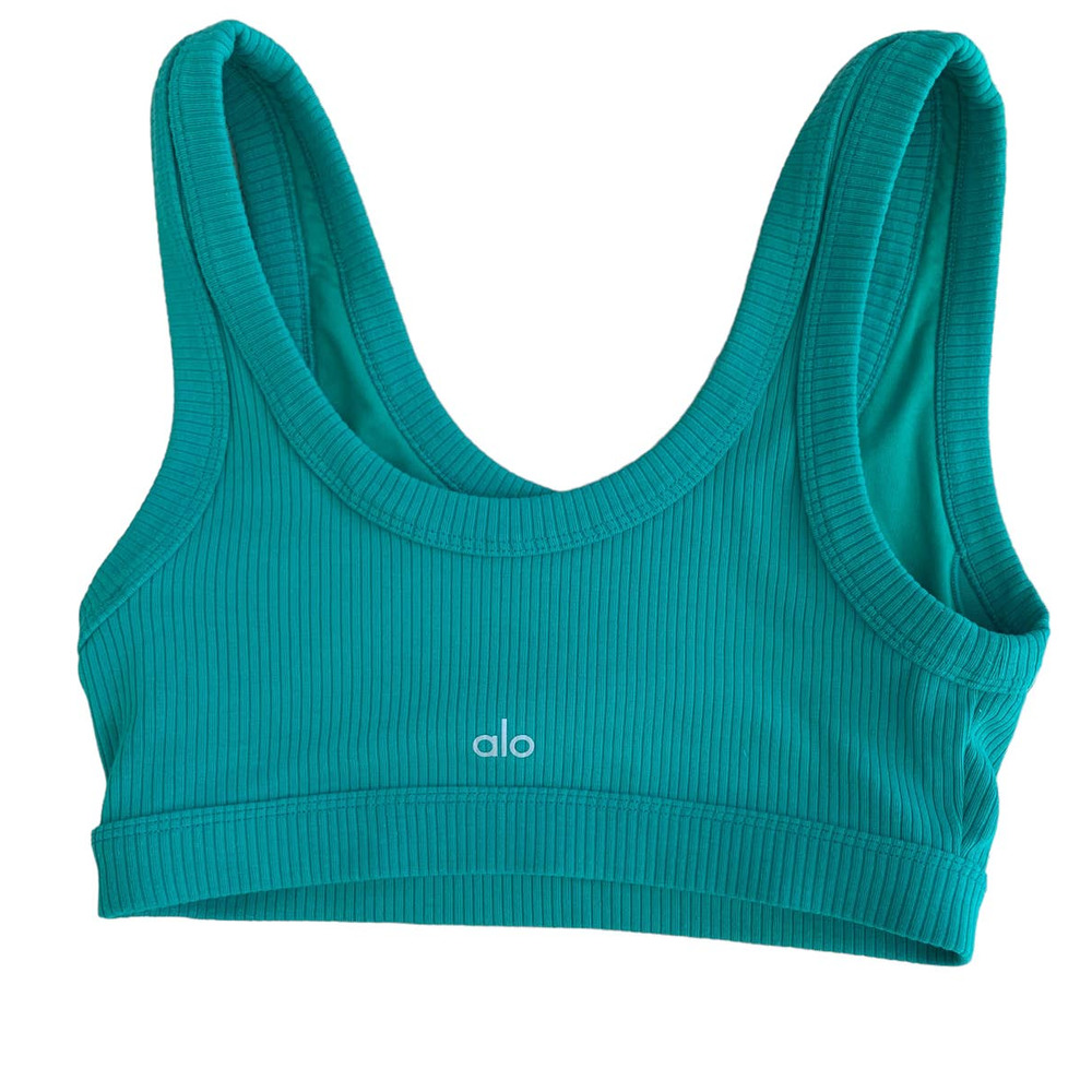 ALO Yoga Teal Sports Bra